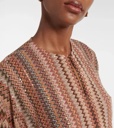 Missoni Zigzag fringed lamé blouse | Thumbnail 3 Missoni Zigzag fringed lamé blouse | Thumbnail 3