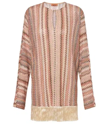 Missoni Zigzag fringed lamé blouse | Thumbnail 1 Missoni Zigzag fringed lamé blouse | Thumbnail 1