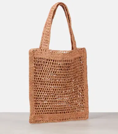 Chloé Chloé Summer Banana raffia-effect tote bag | Thumbnail 4 Chloé Chloé Summer Banana raffia-effect tote bag | Thumbnail 4