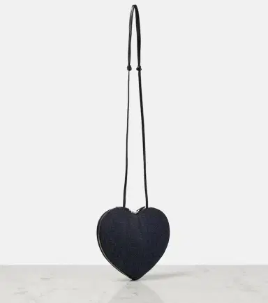 Alaïa Alaïa Le Caur denim shoulder bag | Thumbnail 3 Alaïa Alaïa Le Caur denim shoulder bag | Thumbnail 3