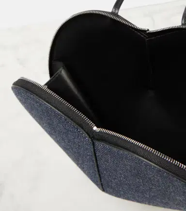 Alaïa Alaïa Le Caur denim shoulder bag | Thumbnail 4 Alaïa Alaïa Le Caur denim shoulder bag | Thumbnail 4