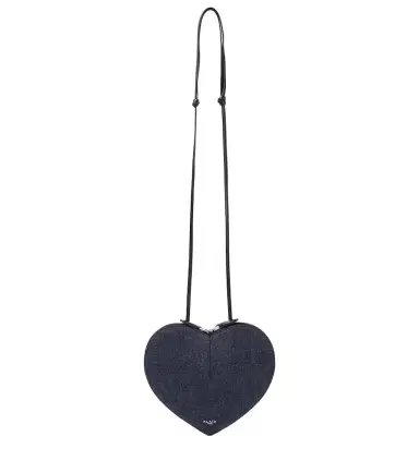 Alaïa Alaïa Le Caur denim shoulder bag | Thumbnail 1 Alaïa Alaïa Le Caur denim shoulder bag | Thumbnail 1