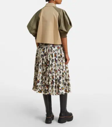 Sacai Paneled cotton-blend jacket | Thumbnail 4 Sacai Paneled cotton-blend jacket | Thumbnail 4