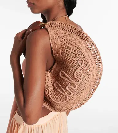 Chloé Chloé Summer Banana raffia-effect shoulder bag | Thumbnail 6 Chloé Chloé Summer Banana raffia-effect shoulder bag | Thumbnail 6