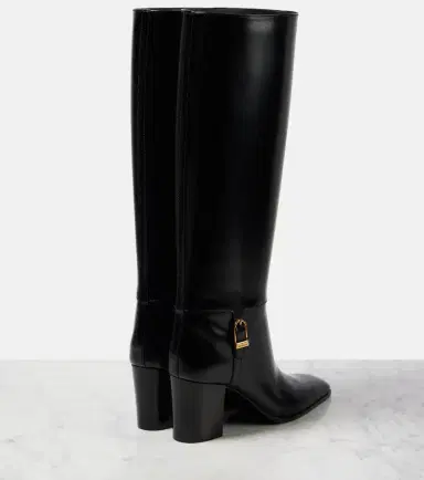 Saint Laurent Julia leather knee-high boots | Thumbnail 2 Saint Laurent Julia leather knee-high boots | Thumbnail 2