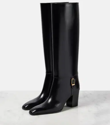 Saint Laurent Julia leather knee-high boots | Thumbnail 3 Saint Laurent Julia leather knee-high boots | Thumbnail 3