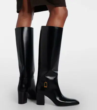 Saint Laurent Julia leather knee-high boots | Thumbnail 6 Saint Laurent Julia leather knee-high boots | Thumbnail 6