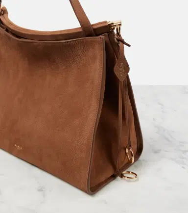 Alaïa Alaïa Le Click Medium suede shoulder bag | Thumbnail 3 Alaïa Alaïa Le Click Medium suede shoulder bag | Thumbnail 3