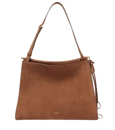 Alaïa Alaïa Le Click Medium suede shoulder bag | Thumbnail 1 Alaïa Alaïa Le Click Medium suede shoulder bag | Thumbnail 1