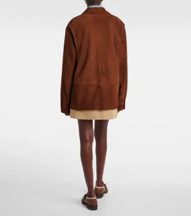 Miu Miu Suede jacket | Thumbnail 5 Miu Miu Suede jacket | Thumbnail 5