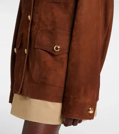 Miu Miu Suede jacket | Thumbnail 6 Miu Miu Suede jacket | Thumbnail 6
