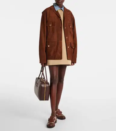 Miu Miu Logo cotton minidress | Thumbnail 2 Miu Miu Logo cotton minidress | Thumbnail 2