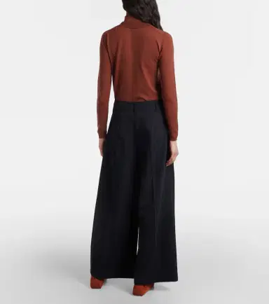 'S Max Mara 'S Max Mara Nichols virgin wool wide-leg pants | Thumbnail 4 'S Max Mara 'S Max Mara Nichols virgin wool wide-leg pants | Thumbnail 4