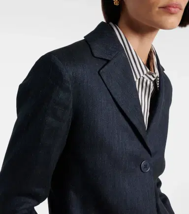 'S Max Mara 'S Max Mara Derna linen-blend twill blazer | Thumbnail 6 'S Max Mara 'S Max Mara Derna linen-blend twill blazer | Thumbnail 6