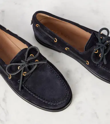 Gianvito Rossi Vandée suede boat shoes | Thumbnail 2 Gianvito Rossi Vandée suede boat shoes | Thumbnail 2