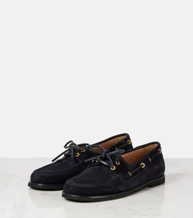 Gianvito Rossi Vandée suede boat shoes | Thumbnail 3 Gianvito Rossi Vandée suede boat shoes | Thumbnail 3