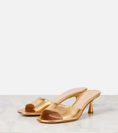 Gianvito Rossi Ascent 55 leather mules | Thumbnail 3 Gianvito Rossi Ascent 55 leather mules | Thumbnail 3