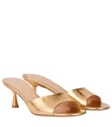 Gianvito Rossi Ascent 55 leather mules | Thumbnail 1 Gianvito Rossi Ascent 55 leather mules | Thumbnail 1