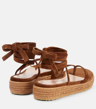 Gianvito Rossi Suede espadrille sandals | Thumbnail 2 Gianvito Rossi Suede espadrille sandals | Thumbnail 2