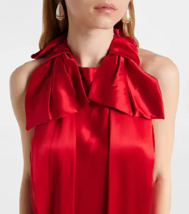 Simone Rocha Bow-detail open-back silk satin gown | Thumbnail 6 Simone Rocha Bow-detail open-back silk satin gown | Thumbnail 6
