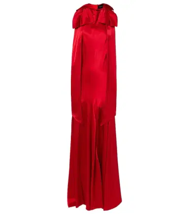 Simone Rocha Bow-detail open-back silk satin gown | Thumbnail 1 Simone Rocha Bow-detail open-back silk satin gown | Thumbnail 1