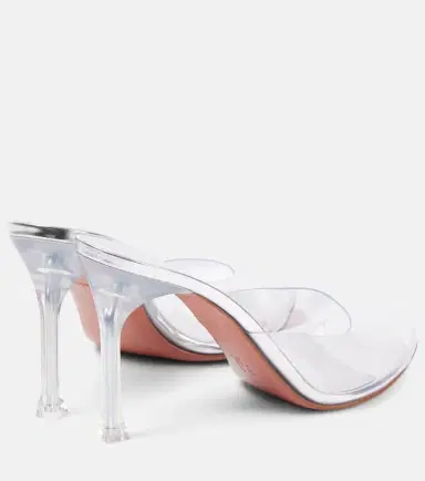 Amina Muaddi Alexa Glass 95 PVC mules | Thumbnail 3 Amina Muaddi Alexa Glass 95 PVC mules | Thumbnail 3