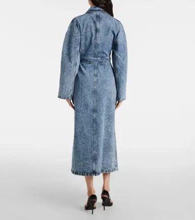 Alaïa Alaïa Asymmetric denim coat | Thumbnail 5 Alaïa Alaïa Asymmetric denim coat | Thumbnail 5