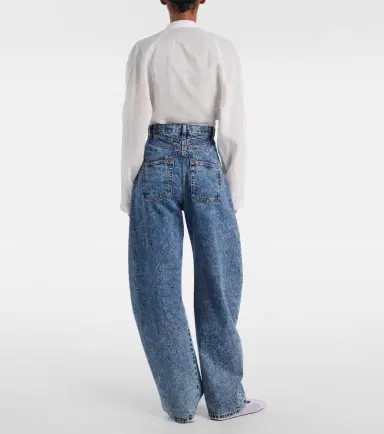 Alaïa Alaïa High-rise barrel-leg jeans | Thumbnail 5 Alaïa Alaïa High-rise barrel-leg jeans | Thumbnail 5