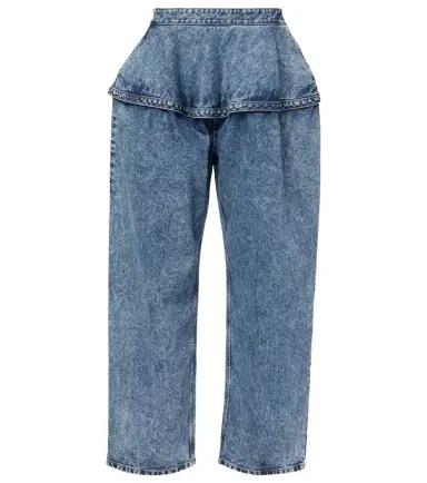 Alaïa Alaïa Low-rise wide-leg jeans | Thumbnail 1 Alaïa Alaïa Low-rise wide-leg jeans | Thumbnail 1
