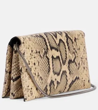 Jil Sander Carnet snake-effect leather clutch | Thumbnail 3 Jil Sander Carnet snake-effect leather clutch | Thumbnail 3