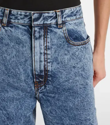 Alaïa Alaïa Twisted low-rise wide-leg jeans | Thumbnail 4 Alaïa Alaïa Twisted low-rise wide-leg jeans | Thumbnail 4