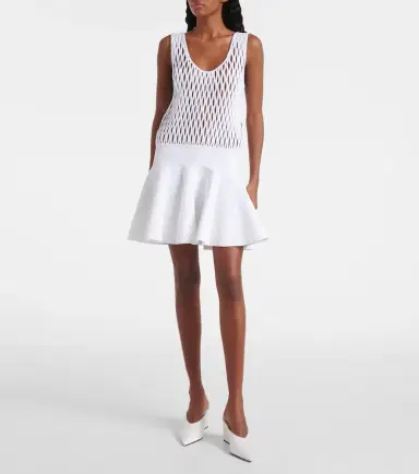 Alaia Alaïa Skater minidress | Thumbnail 4 Alaia Alaïa Skater minidress | Thumbnail 4