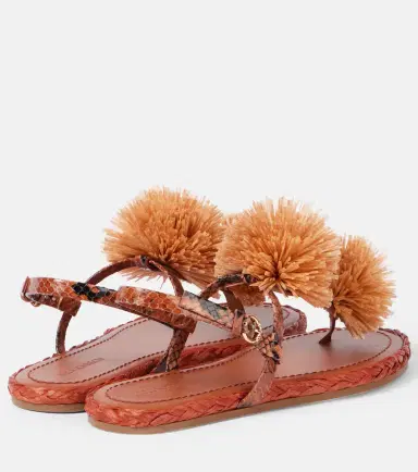 Ulla Johnson Ingrid leather-trimmed espadrilles | Thumbnail 4 Ulla Johnson Ingrid leather-trimmed espadrilles | Thumbnail 4