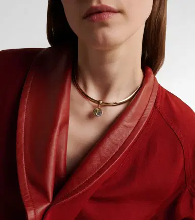 Foundrae Balance - Foundational Keys 18kt gold and white gold necklace with diamonds | Thumbnail 5 Foundrae Balance - Foundational Keys 18kt gold and white gold necklace with diamonds | Thumbnail 5