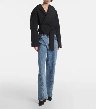 Alaïa Alaïa Hooded wrap jacket | Thumbnail 5 Alaïa Alaïa Hooded wrap jacket | Thumbnail 5
