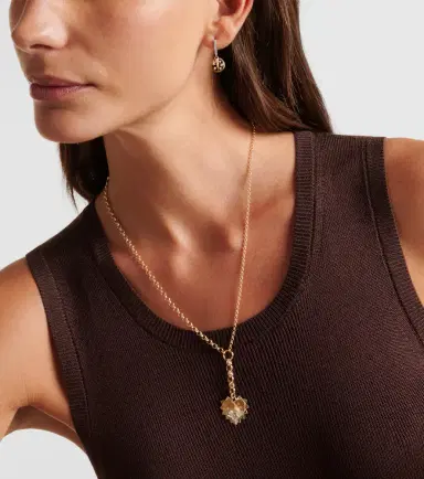 Foundrae Heart Medium 18kt gold chain necklace with diamonds | Thumbnail 2 Foundrae Heart Medium 18kt gold chain necklace with diamonds | Thumbnail 2