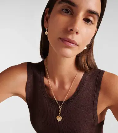 Foundrae Heart Medium 18kt gold chain necklace with diamonds | Thumbnail 3 Foundrae Heart Medium 18kt gold chain necklace with diamonds | Thumbnail 3