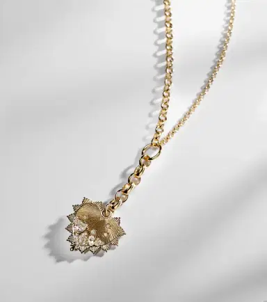 Foundrae Heart Medium 18kt gold chain necklace with diamonds | Thumbnail 5 Foundrae Heart Medium 18kt gold chain necklace with diamonds | Thumbnail 5