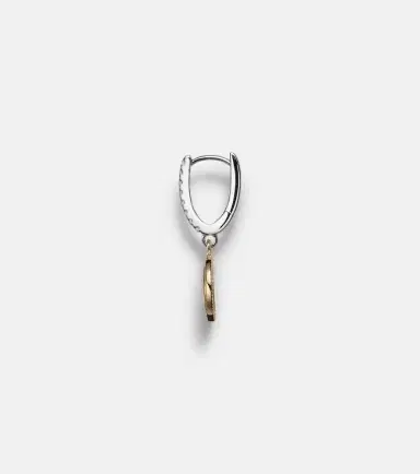 Foundrae Vivacity Mini 18kt gold single earring with diamonds | Thumbnail 3 Foundrae Vivacity Mini 18kt gold single earring with diamonds | Thumbnail 3
