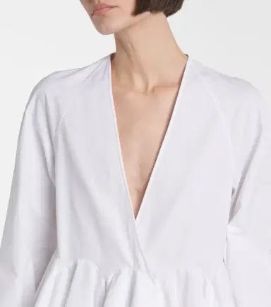 Alaïa Alaïa Flare cotton blouse | Thumbnail 4 Alaïa Alaïa Flare cotton blouse | Thumbnail 4