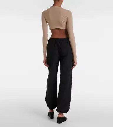 Alaïa Alaïa Balloon straight pants | Thumbnail 4 Alaïa Alaïa Balloon straight pants | Thumbnail 4
