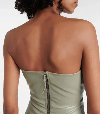 Rick Owens Prong cut-out coated denim gown | Thumbnail 5 Rick Owens Prong cut-out coated denim gown | Thumbnail 5