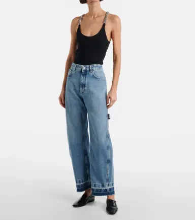 Stella McCartney Mid-rise wide-leg jeans | Thumbnail 2 Stella McCartney Mid-rise wide-leg jeans | Thumbnail 2