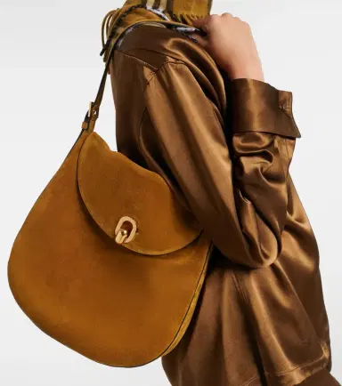 Savette Tondo Large suede shoulder bag | Thumbnail 4 Savette Tondo Large suede shoulder bag | Thumbnail 4