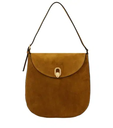 Savette Tondo Large suede shoulder bag | Thumbnail 1 Savette Tondo Large suede shoulder bag | Thumbnail 1