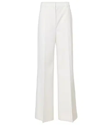 Stella McCartney High-rise pleated wool wide-leg pants | Thumbnail 1 Stella McCartney High-rise pleated wool wide-leg pants | Thumbnail 1