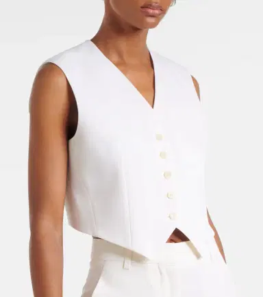 Stella McCartney Cropped wool vest | Thumbnail 2 Stella McCartney Cropped wool vest | Thumbnail 2