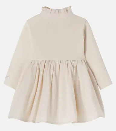 DONSJE Baby Louen ribbed-knit cotton-blend dress | Thumbnail 3 DONSJE Baby Louen ribbed-knit cotton-blend dress | Thumbnail 3