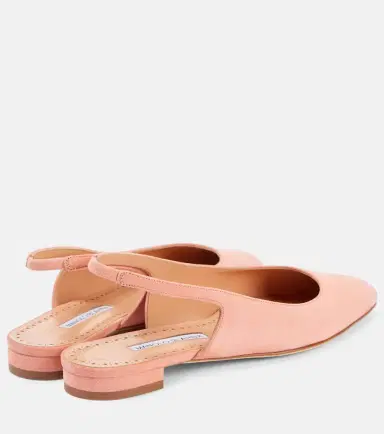Manolo Blahnik Sawra 10 suede slingback flats | Thumbnail 4 Manolo Blahnik Sawra 10 suede slingback flats | Thumbnail 4