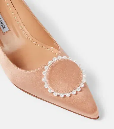 Manolo Blahnik Kifaclo 70 embellished satin pumps | Thumbnail 4 Manolo Blahnik Kifaclo 70 embellished satin pumps | Thumbnail 4
